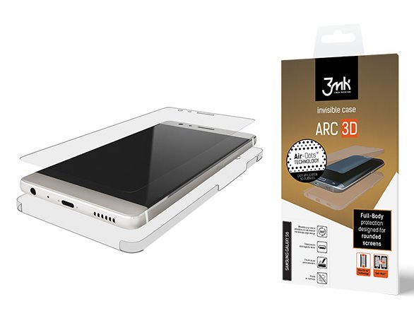 

Huawei P9 Plus Cały ekran tył 3mk Arc 3D Matte