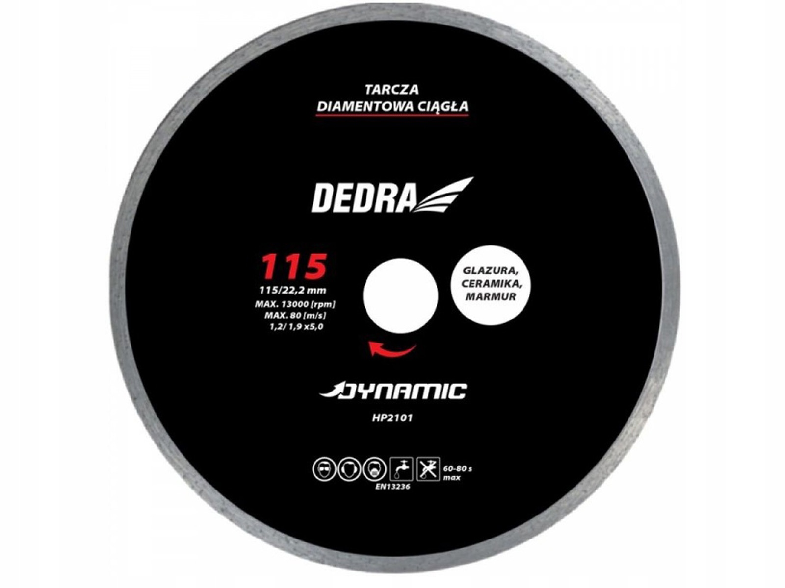 

Dedra Tarcza diamentowa Dynamic 115x22,2 HP2101
