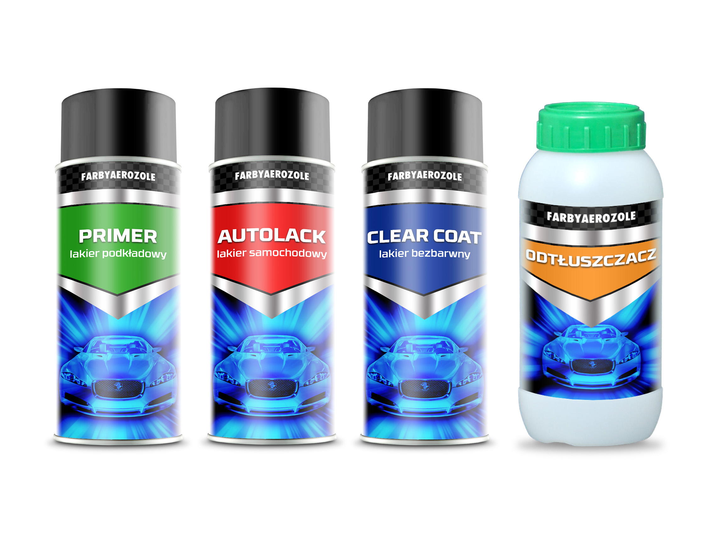 

Duży Zestaw Podkład-baza-klar 3XSPRAY Hyundai Cs