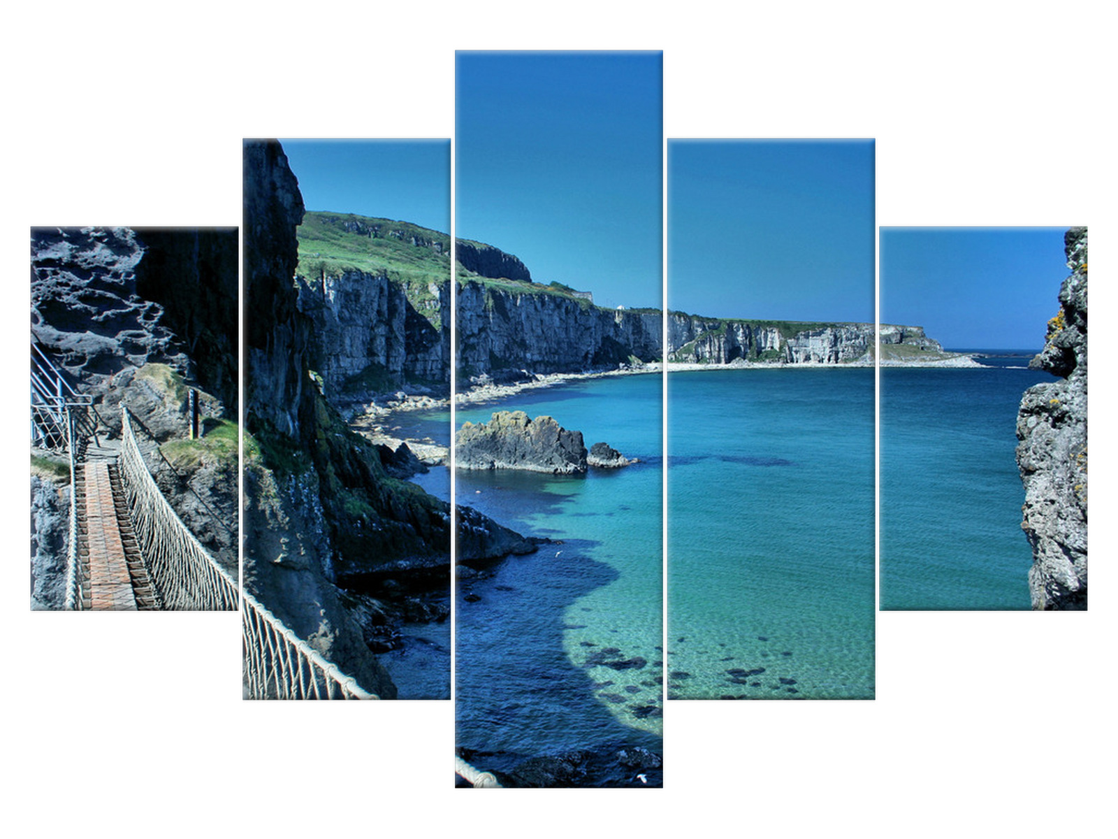 

Obraz Widok z mostu Carrick-a-rede 150x105 170A_5H