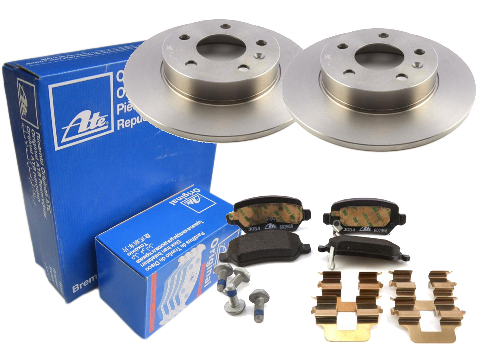 ДИСКИ КОЛОДКИ ATE ЗАДНИЙ OPEL ASTRA G H ZAFIRA A B