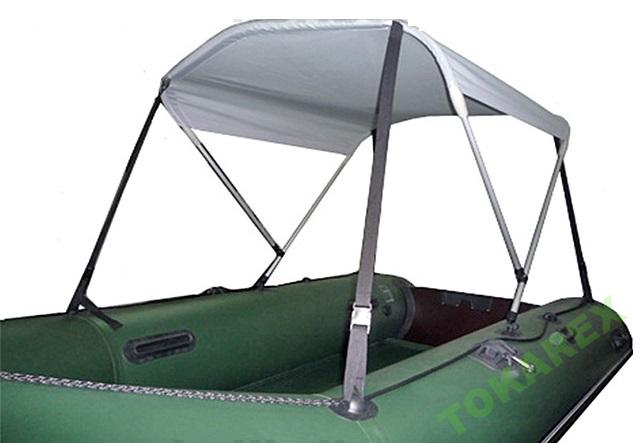 Sluneční Clona Bimini 150x115x100 Pontonu Loď Gramáž 600D