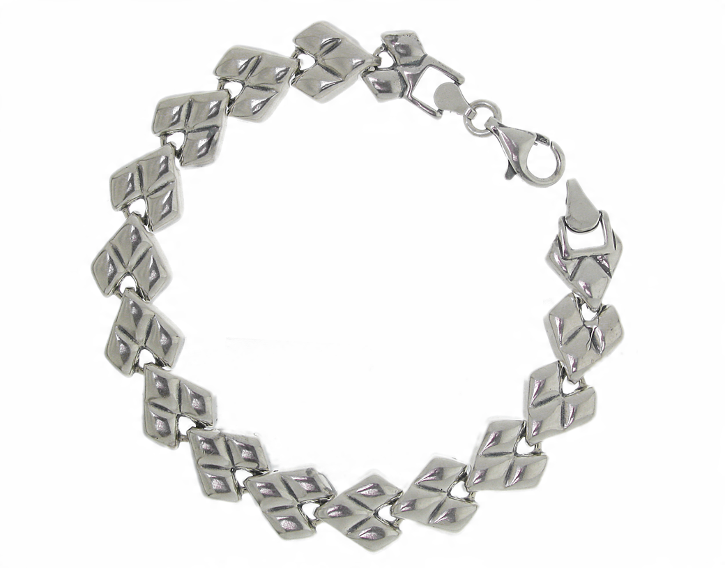 

Srebrna Bransoletka Damska Serca Modna 925 16g
