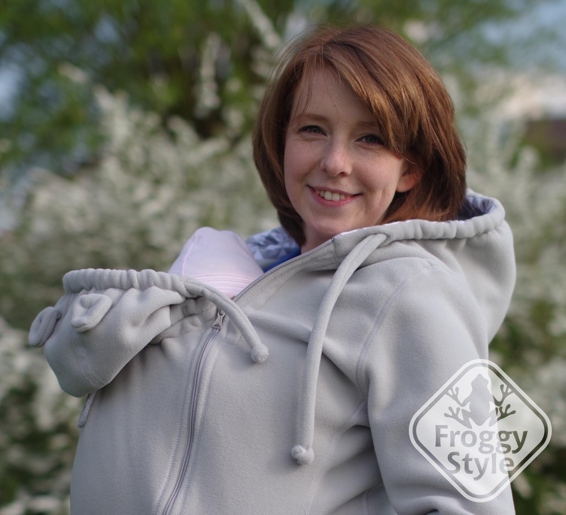 3w1 - Bluza dla dwojga przód tył FROGGY STYLE - S Typ Inne