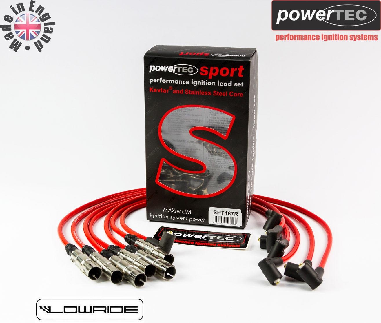 SPT167R - VR6 12V 2.8 спортивные провода зажигания POWERTEC