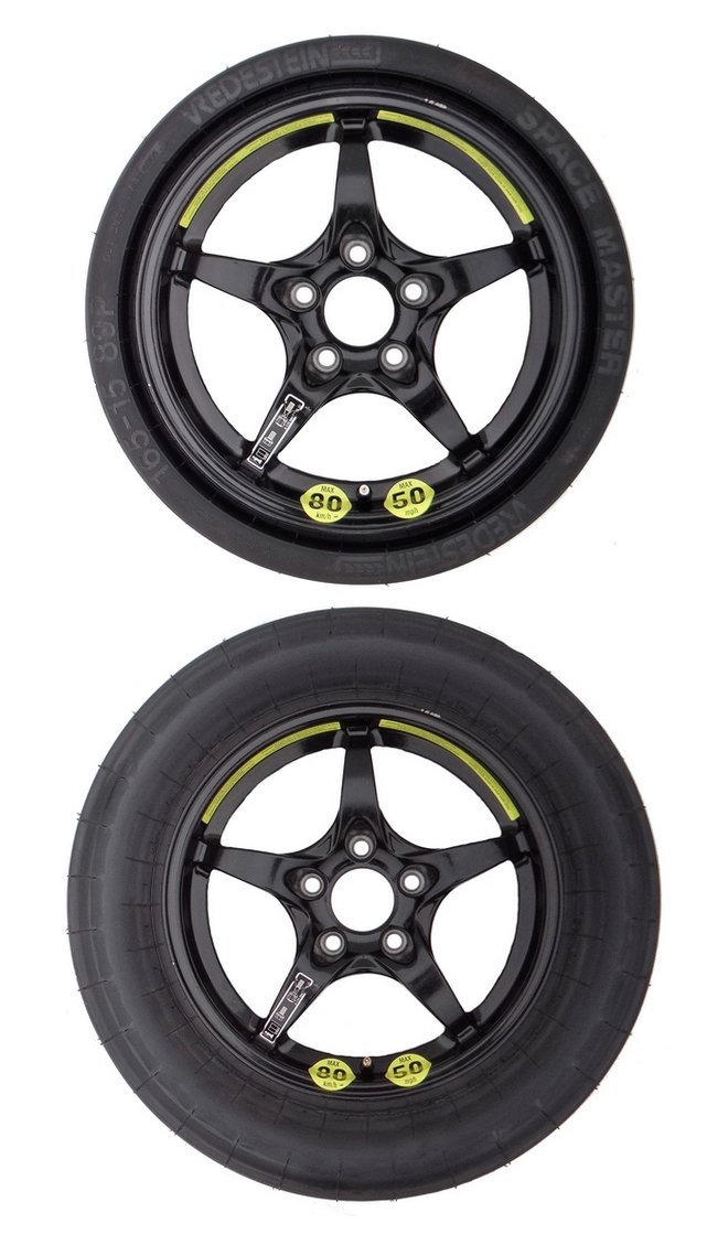 Kolo dojazdowe MERCEDES CLK SLK ORG Z ZESTAWEM Rim diameter 15