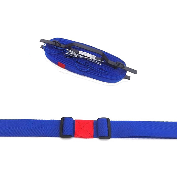 Linie boiska do badmintona Regulowane niebieskie