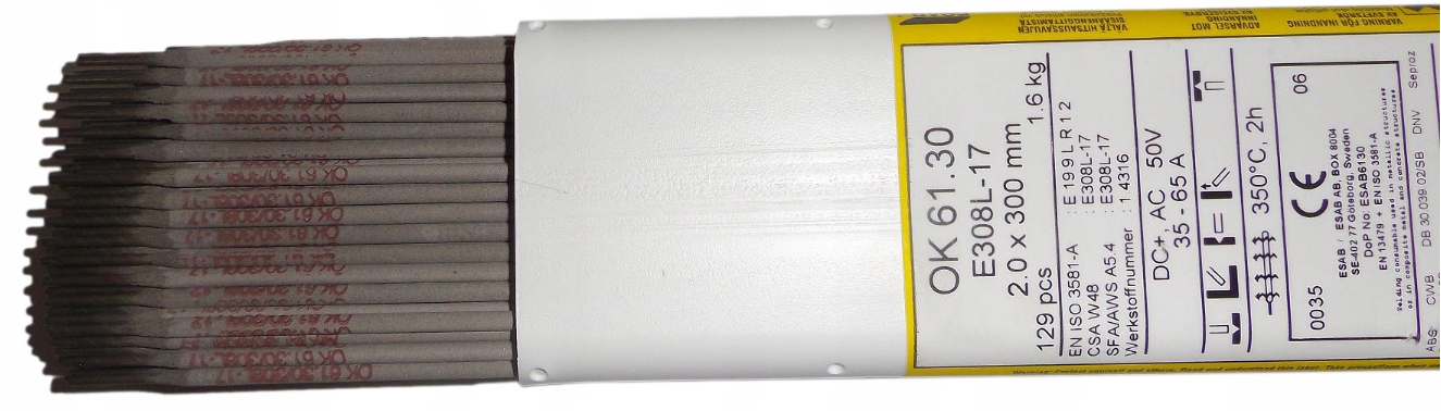 ЭЛЕКТРОДЫ ИЗ НЕРЖАВЕЮЩЕЙ СТАЛИ 316L 4.0 ESAB INOX