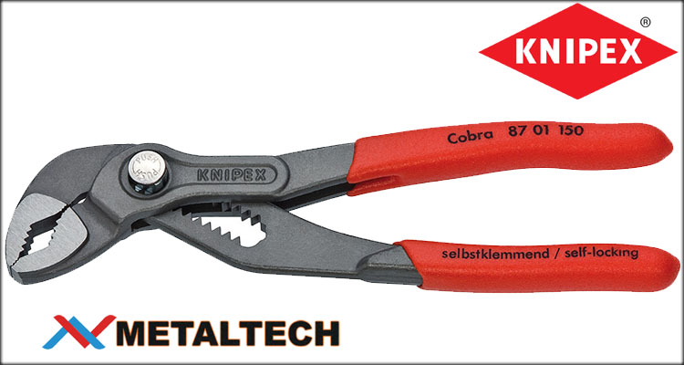 KNIPEX SZCZYPCE KLUCZ DO RUR COBRA KOBRA 180 8701 Mark Knipex