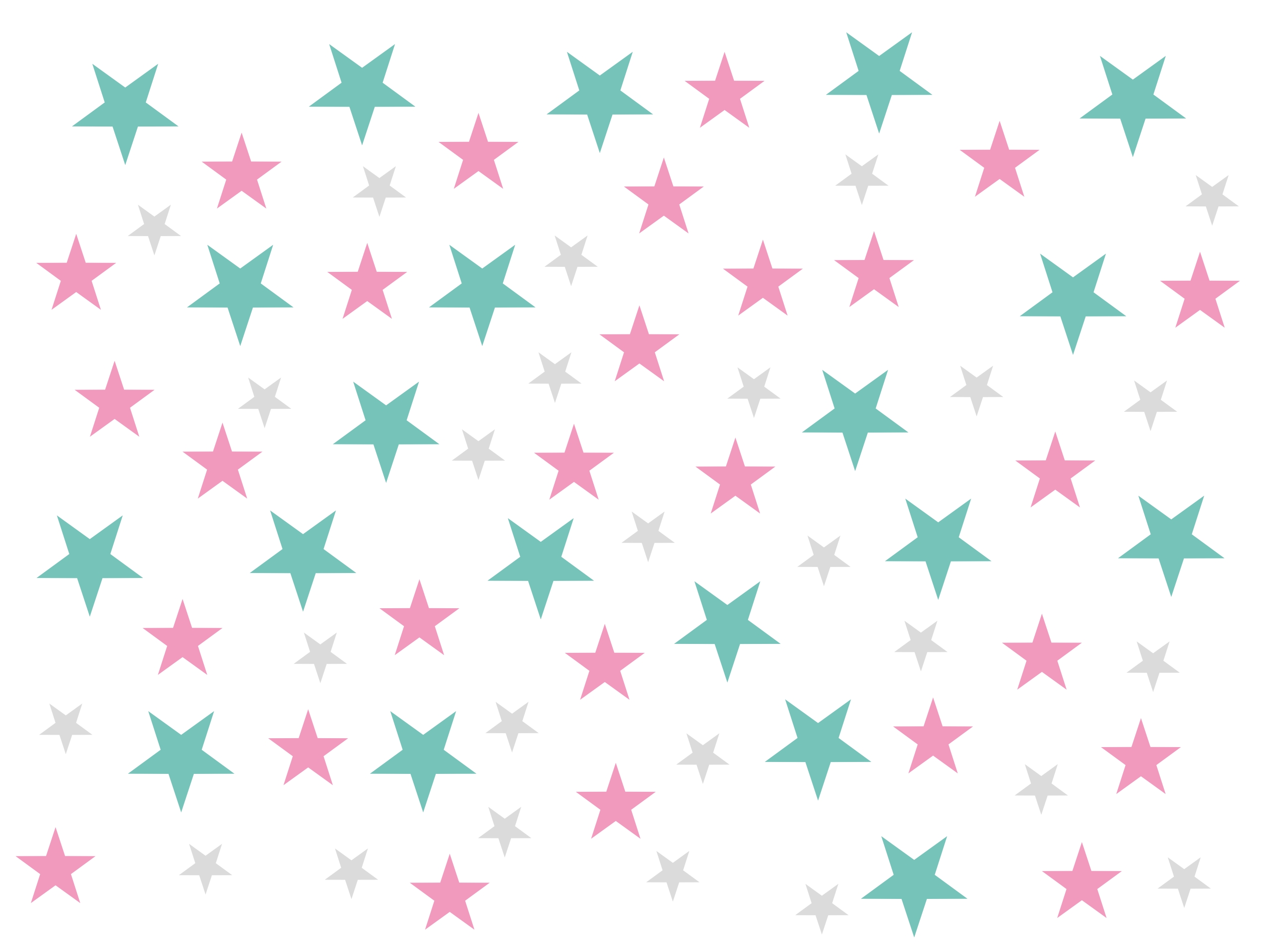 Наклейки на стену ЗВЕЗДЫ, ЗВЕЗДЫ набор XXXXXXL