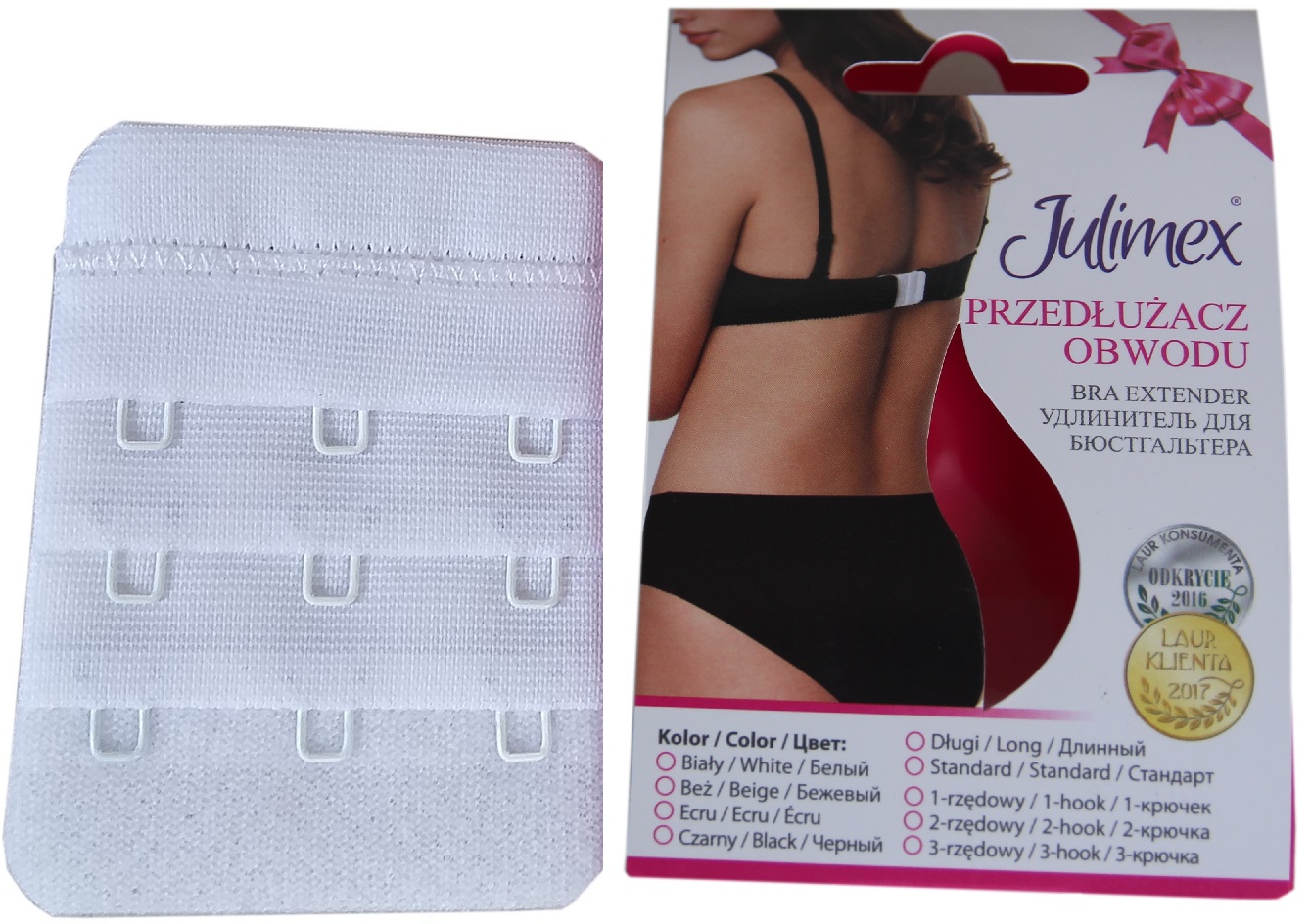 

Julimex Przedłużka zapięcia do biustonoszy stanika