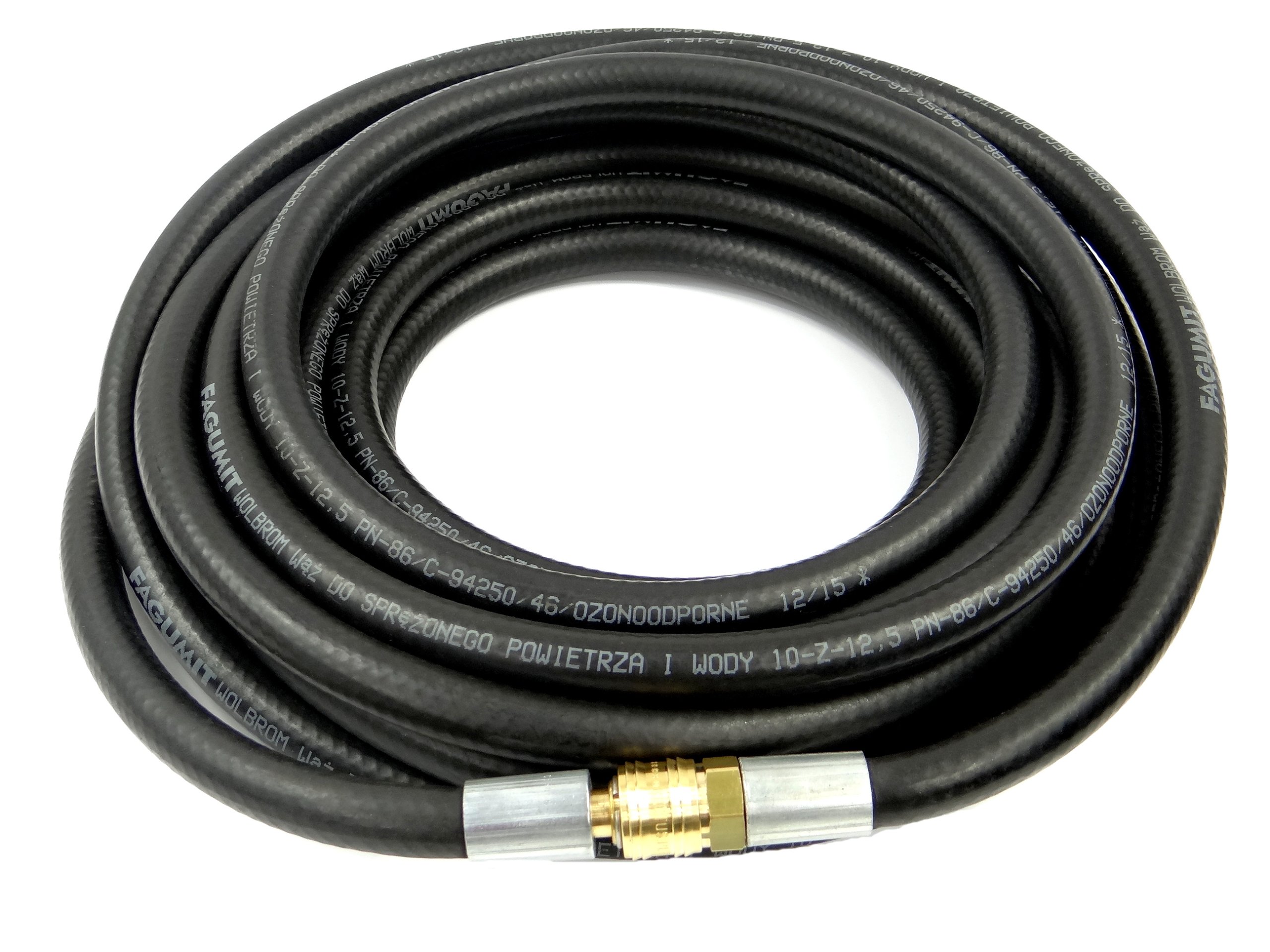 Gumová hadica Fagumit pre vzduch dusíka, argón, CO2 20 bar 12,5 x 19,5 mm 25 m