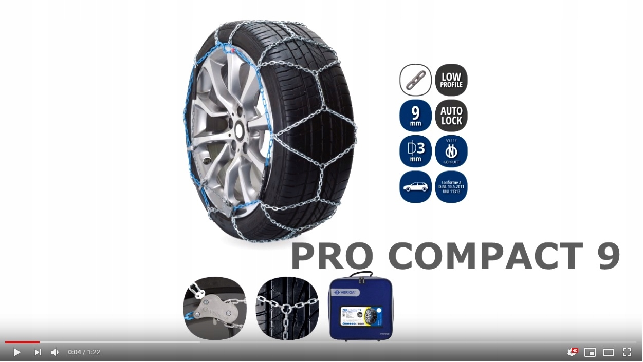 Catene Veriga Snow PRO Compact 9  Catene da neve 