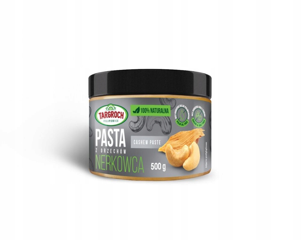 PASTA MASŁO Z ORZECHÓW NERKOWCA 500g POLECAM