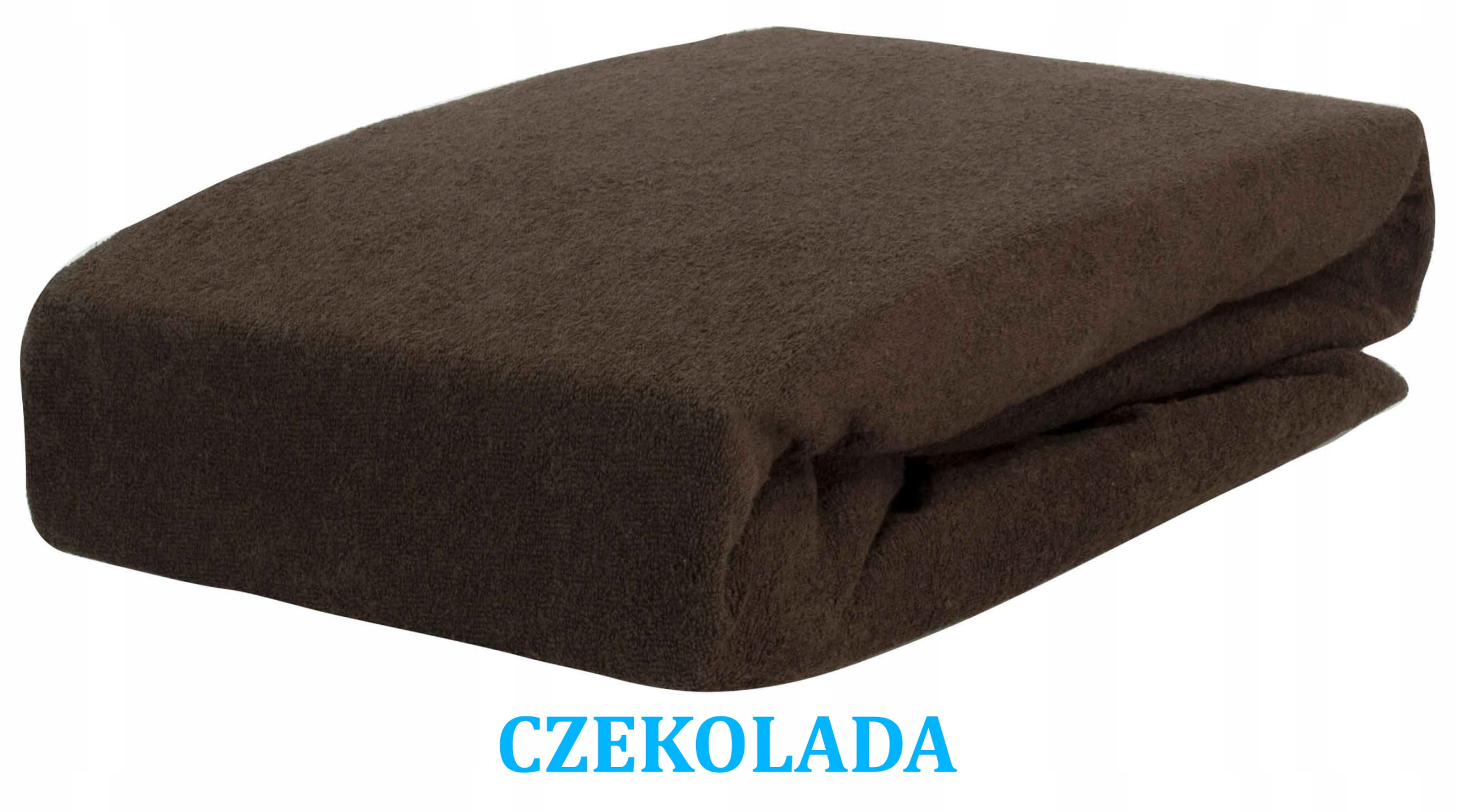 

Czekoladowe Prześcieradło Frotte Z Gumką 90/200