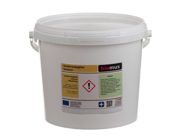 

Wodorowęglan Amonu Amoniak czysty 5kg Biomus