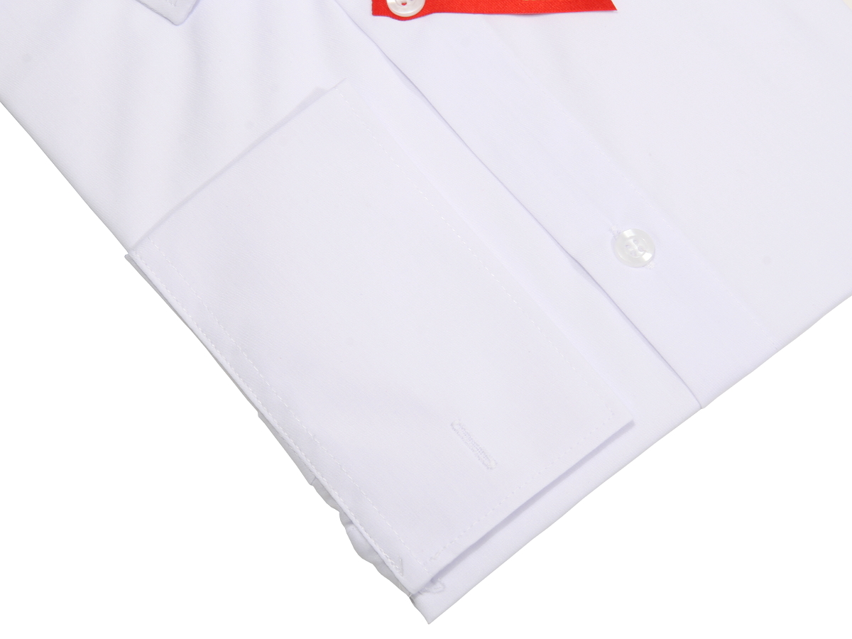 KOSZULA BIAŁA GŁADKA 45 182-188 SLIM FIT Rozmiar kołnierzyka 45