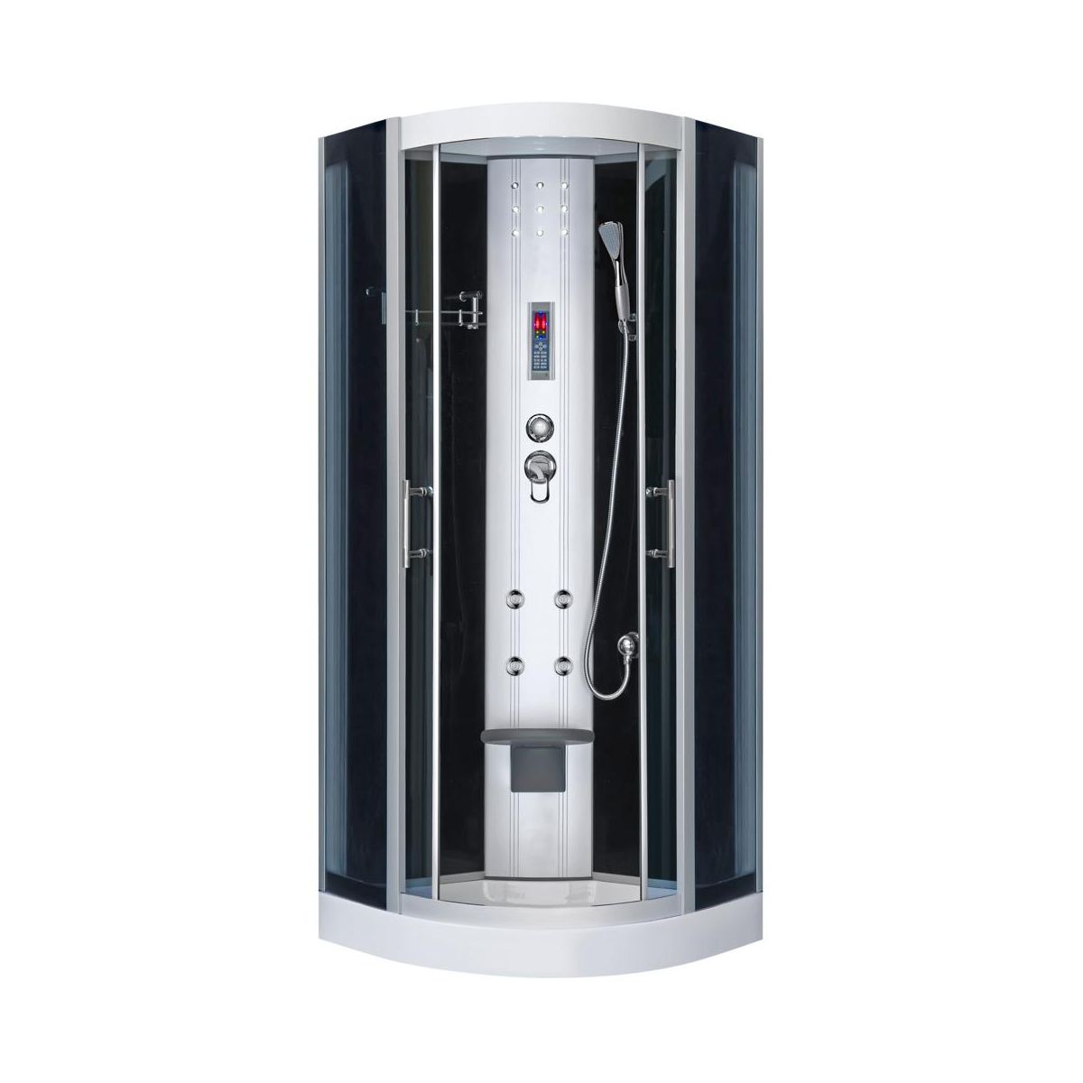KABINA PRYSZNICOWA Z HYDROMASAŻEM LETICIA 90X90