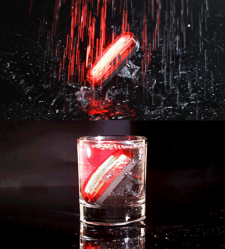 LAMPA ROWEROWA PRZÓD biała LED 120lm USB MEGA MOC Marka bez marki