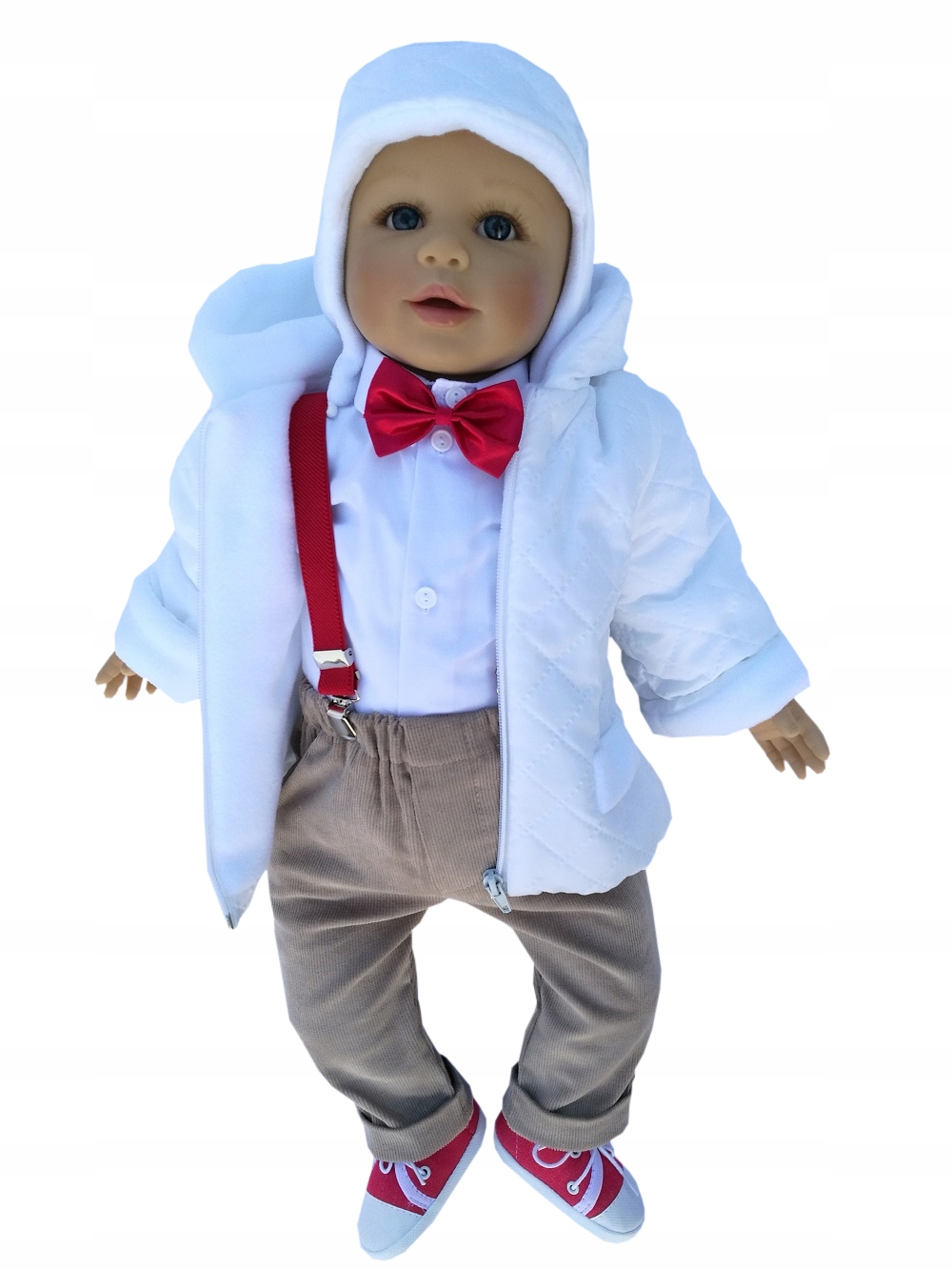 Ubranko do chrztu z kurtką chrzest chłopca R62 Płeć Chłopcy