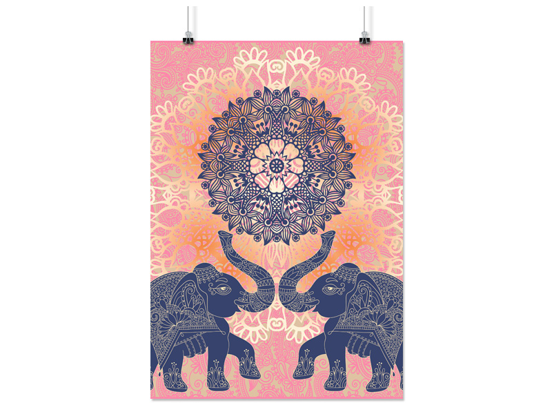

Plakat Słoń Elephant Art 90x60 CM 46 Wzorów Matowy
