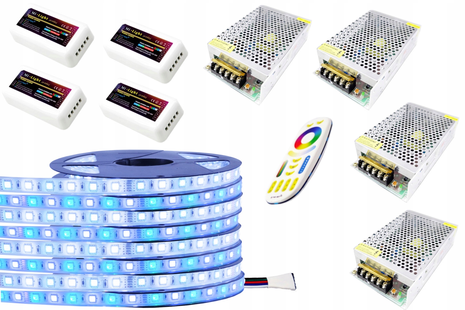 Sada Led pásikov 300 Rgbw IP68 Mi-Light Premium 40 m