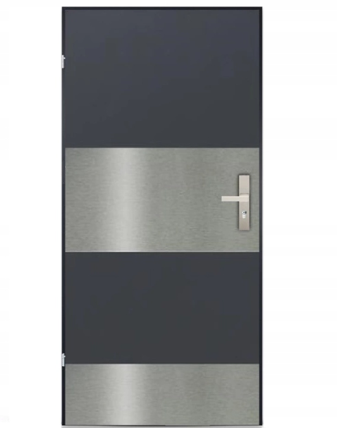 POLSKIE DRZWI TECHNICZNE OCIEPLANE INOX 02 produce