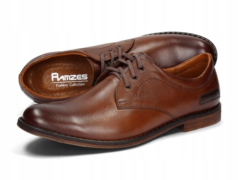 Элегантная мужская обувь кожа 73 коричневый 43 коричневый