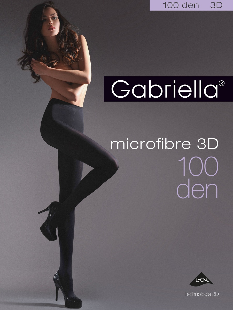 

Rajstopy Gabriella Microfibre 3D 100 den 3/M