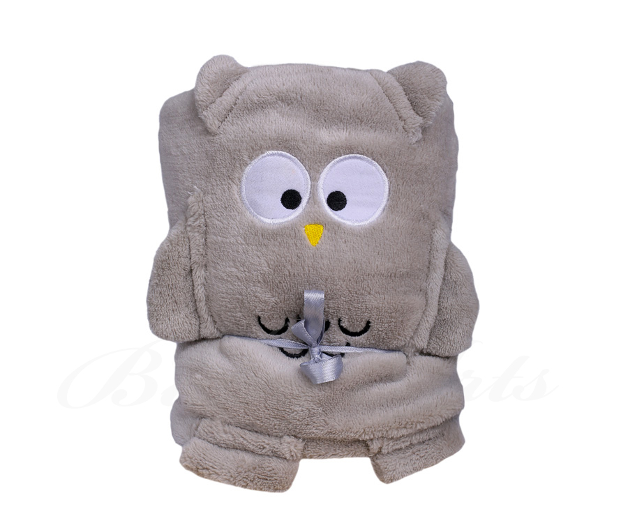 BabyArts zestaw 2-KOCYKÓW ze zwierzątkami 3D 85x95 Długość 95 cm