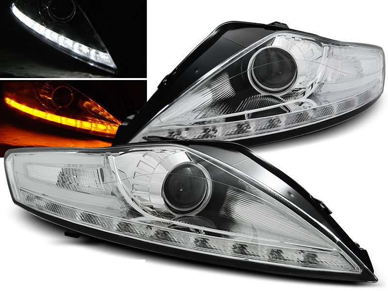 Lampy przód FORD MONDEO MK4 CHROM LED diodowe 07 7507202569 Allegro.pl