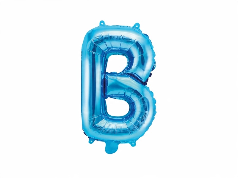 

Balon foliowy Litera "b" 35cm, niebieski