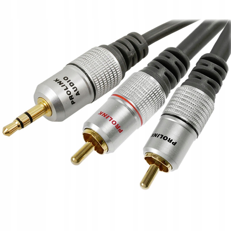 

Kabel mini Jack 3.5 2RCA Prolink Exclusive 10m