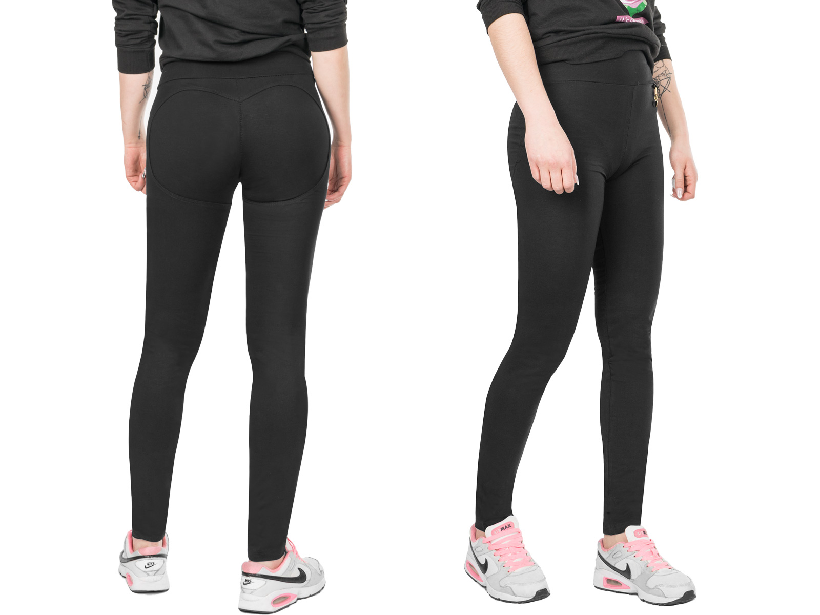 

Legginsy Push Up Modelujące Damskie 3747 M czarne