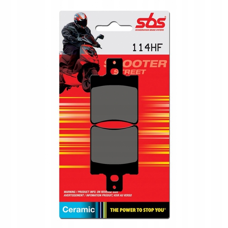 Klocki hamulcowe SBS 114HF Piagio ZIP Yamaha Aerox