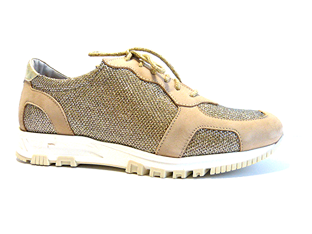 Dámské polobotky Karino 36 béžovo-zlaté sportovní tenisky