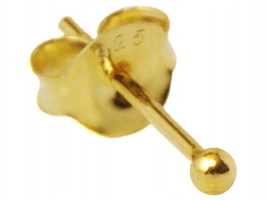 

Versil kolczyk kulka 1,6 mm złocone Srebro 0,925