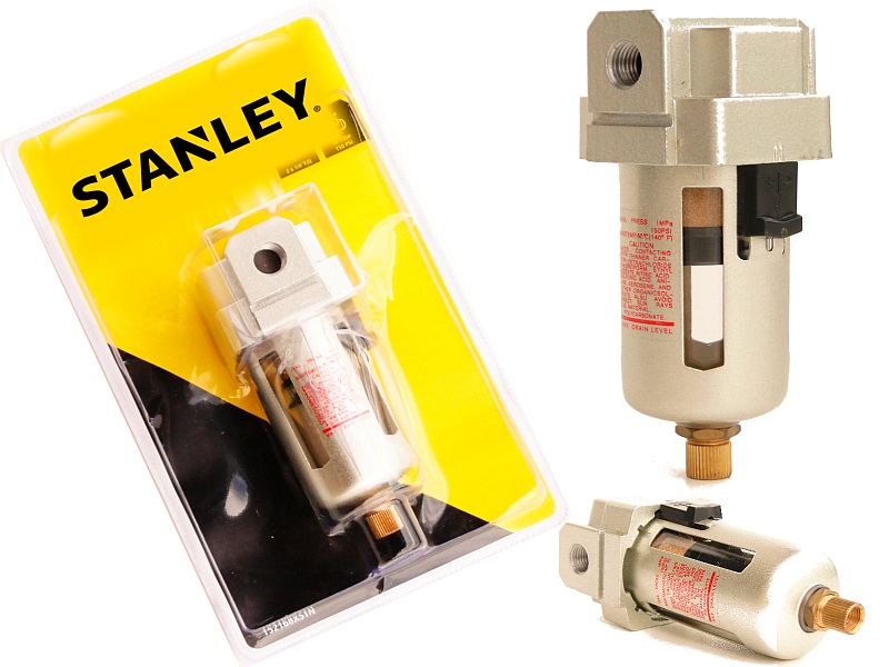 

Stanley Filtr Odwadniacz Odolejacz Kompresor 1/4''