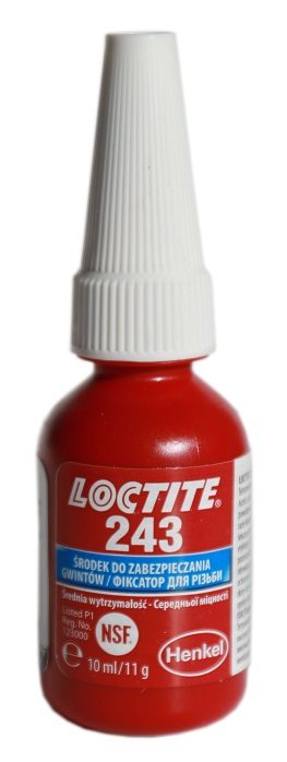

Loctite 243 Klej do gwintów średni wytrzymał. 10ml