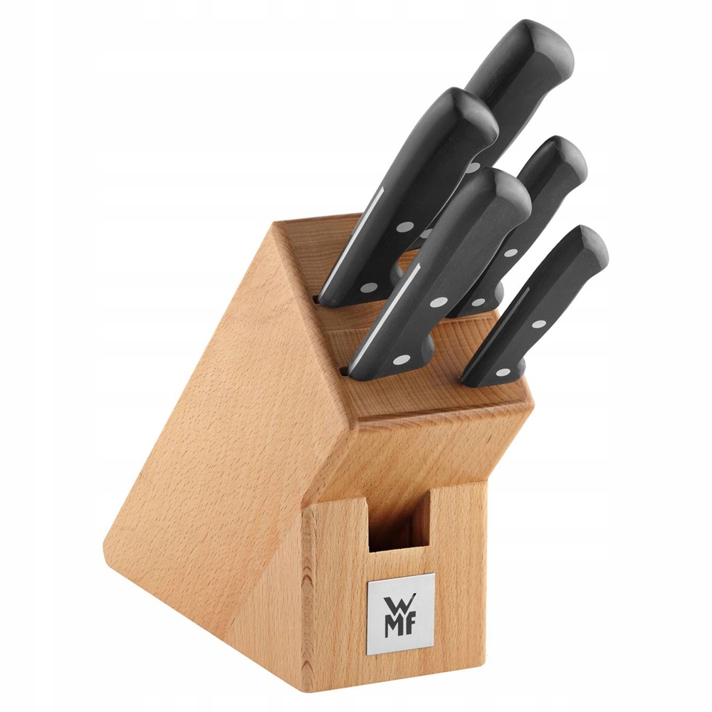 Wmf Classic Line Sada 5 kuchynských nožov drevený blok na nože