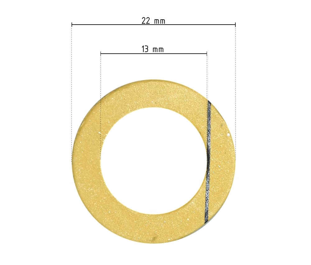 USZCZELKA GRZAŁKI COMEL PRATIKA 22x13x2MM