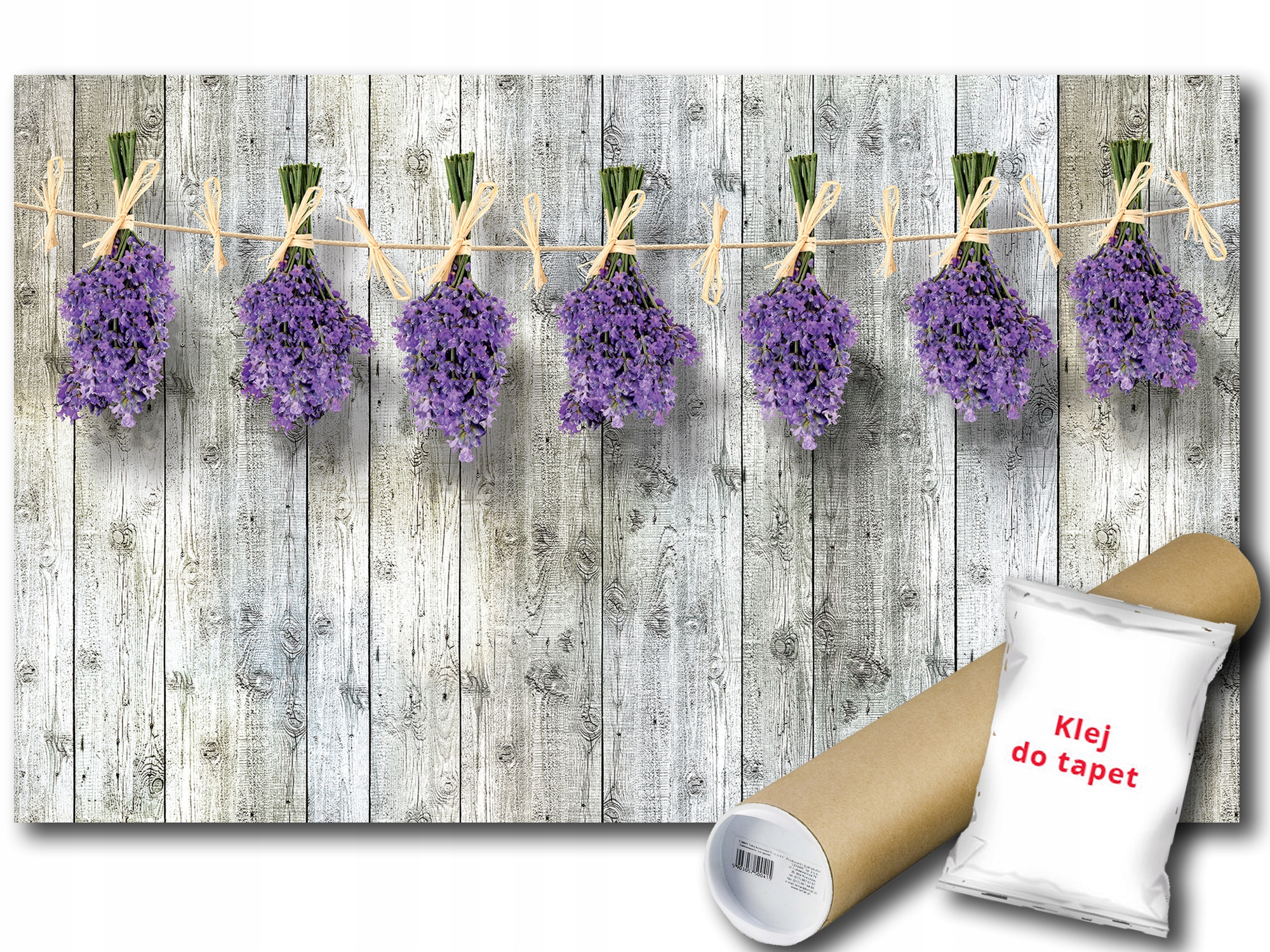 Fototapeta Dřevo Levandule 6B F3XL 416x254 F1984