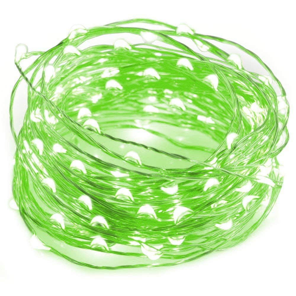 LAMPKI NA DRUCIE DRUCIKI MICRO 50 LED 5M ZIELONE Marka Inna