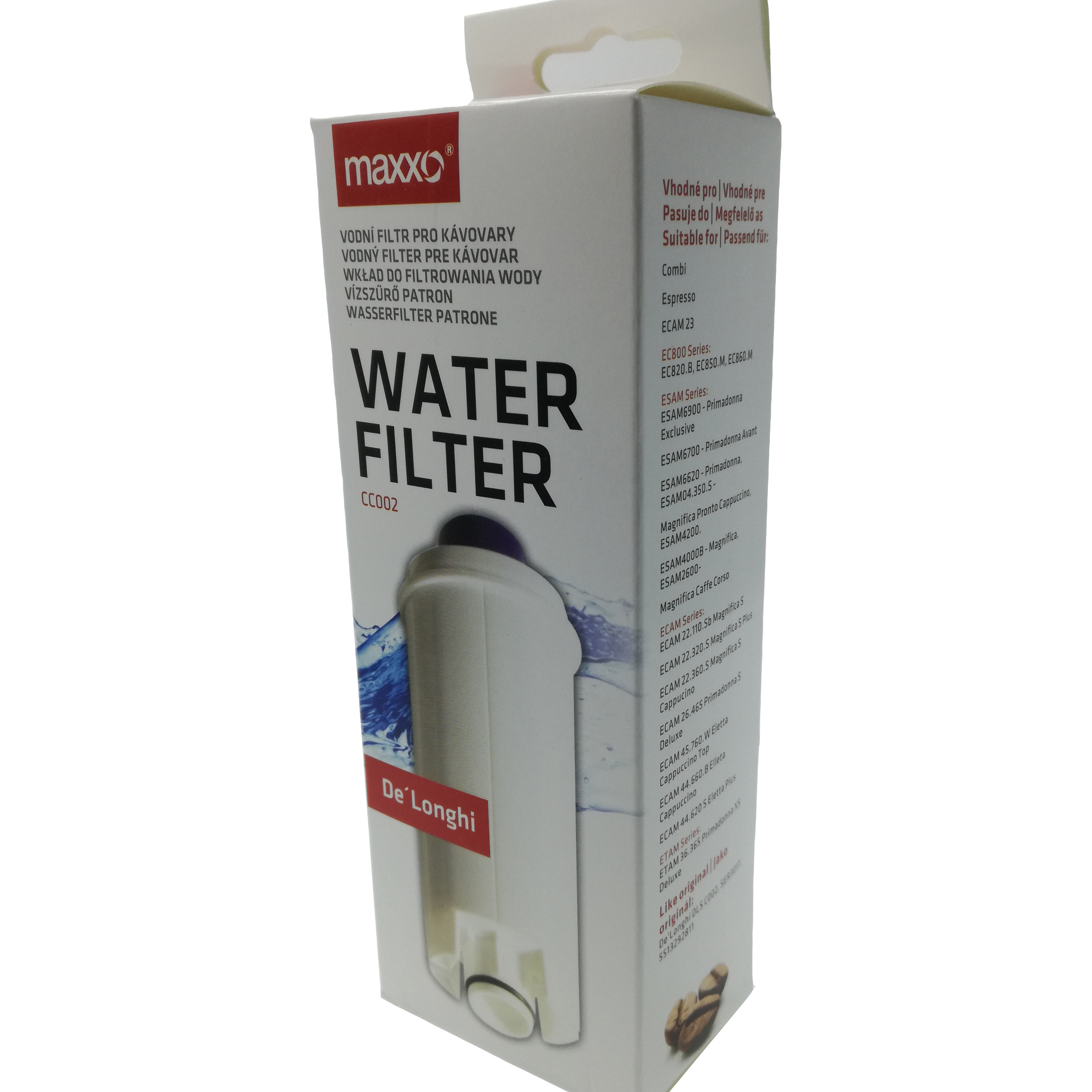 

Filtr Wkład Wody Do Eskpresu Delonghi CC02
