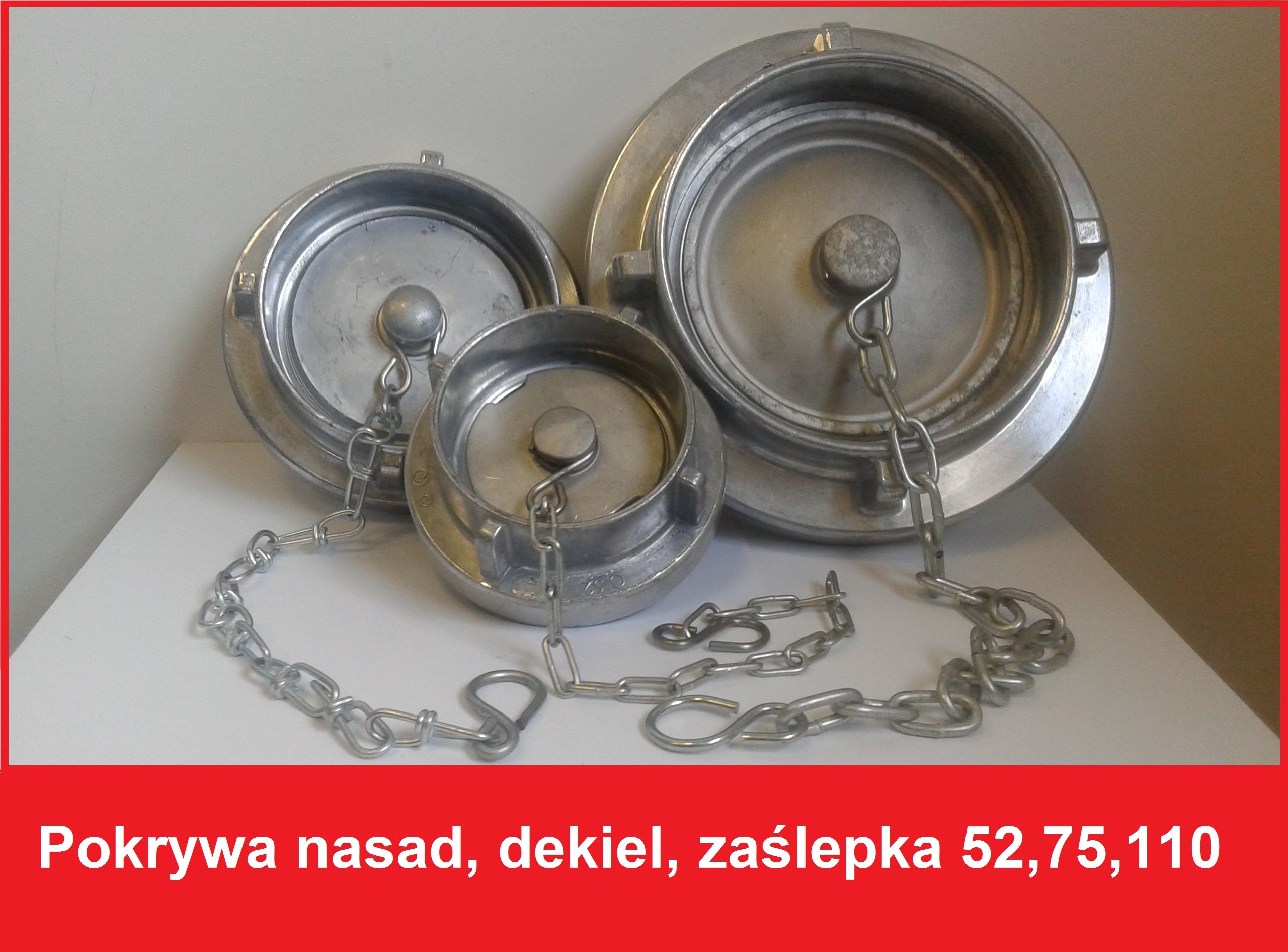 

Pokrywa nasady, zaślepka, dekiel, Storz 110, 4''