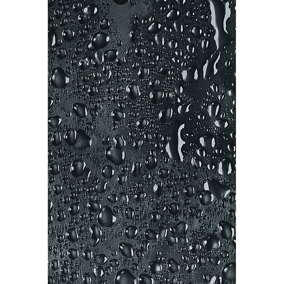 

Zasłonka prysznicowa materiałowa Water czarna+kółk