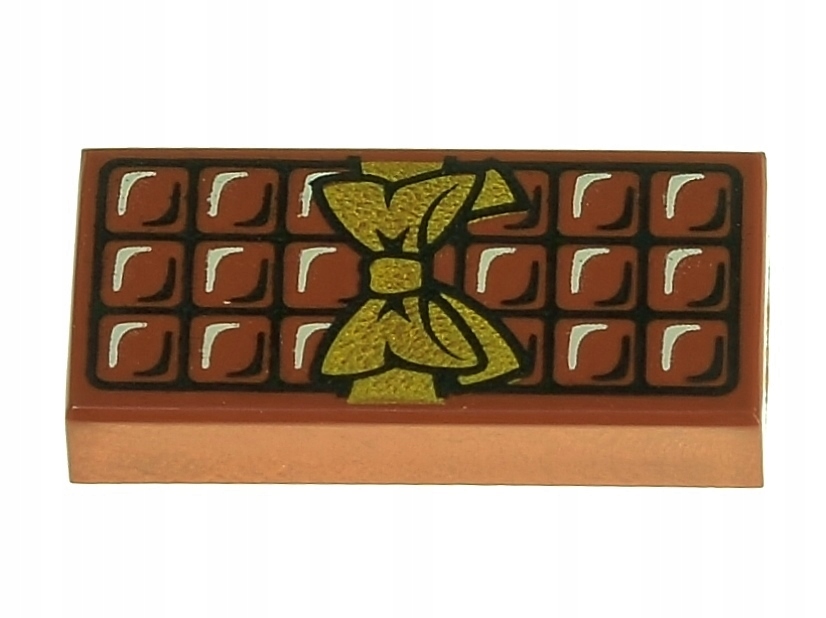 

Lego Płytka 1x2 czekolada 3069bpb440 brązowa