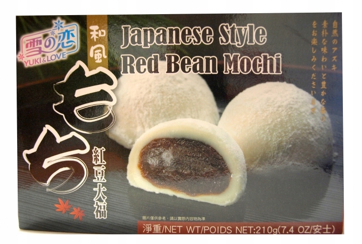 

Ciastka Mochi z fasolą adzuki 210g
