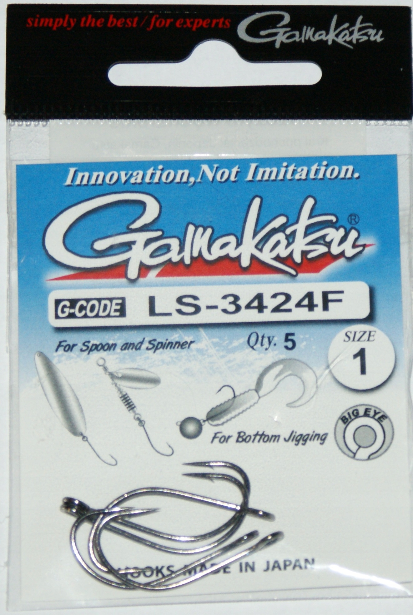 

Gamakatsu haczyk do czeburaszek LS-3424F nr.1