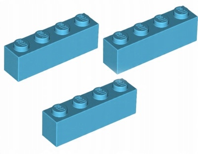 

Lego klocek 1x4 6036238 3010 turkus WeDo 45300 3x